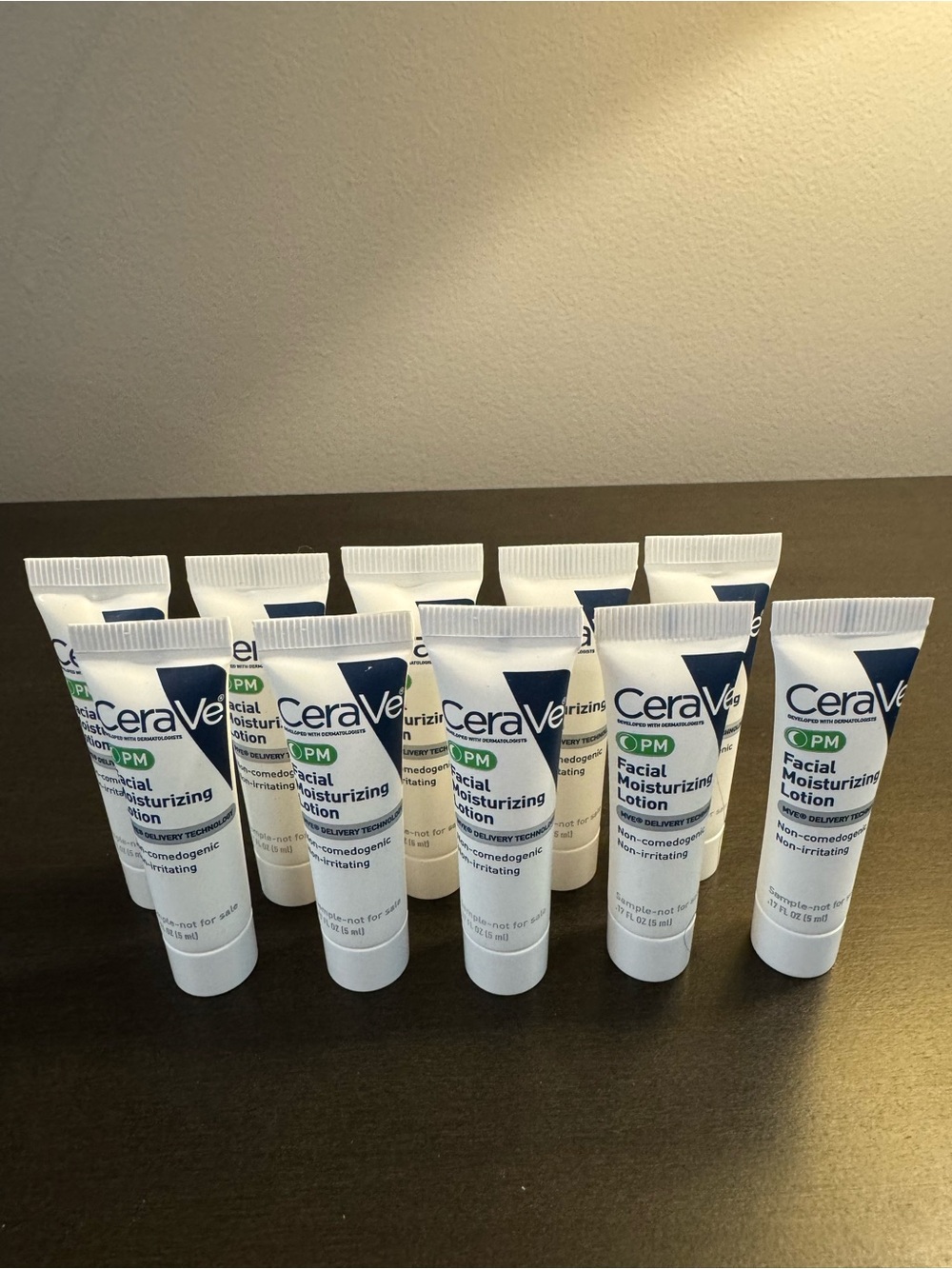 Cerave PM Facial Moisturizing Lotion 5 g .17 oz Travel Size NEW X10